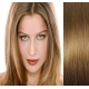 Clip in vlasy 43cm 100% lidské - EXTRA HUSTÉ 100g - světle hnědá
