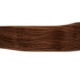 Clip in pás z pravých vlasů 63cm rovný – středně hnědá