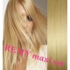 Clip in maxi set 53cm pravé lidské vlasy – REMY 200g – SVĚTLEJŠÍ BLOND